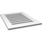 Ekena Millwork Vertical Surface Mount PVC Gable Vent: Functional, w/ 3-1/2"W x 1"P Standard Frame, 22"W x 30"H GVPVE22X3001SF - alternate 4